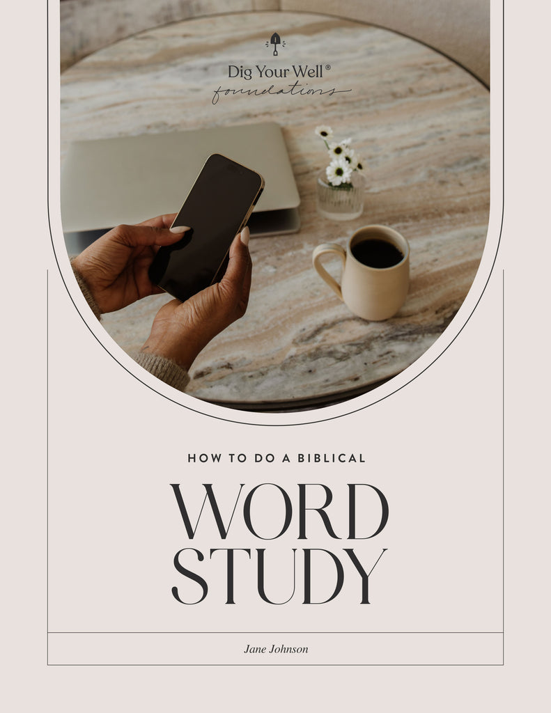 How to Do a Biblical Word study