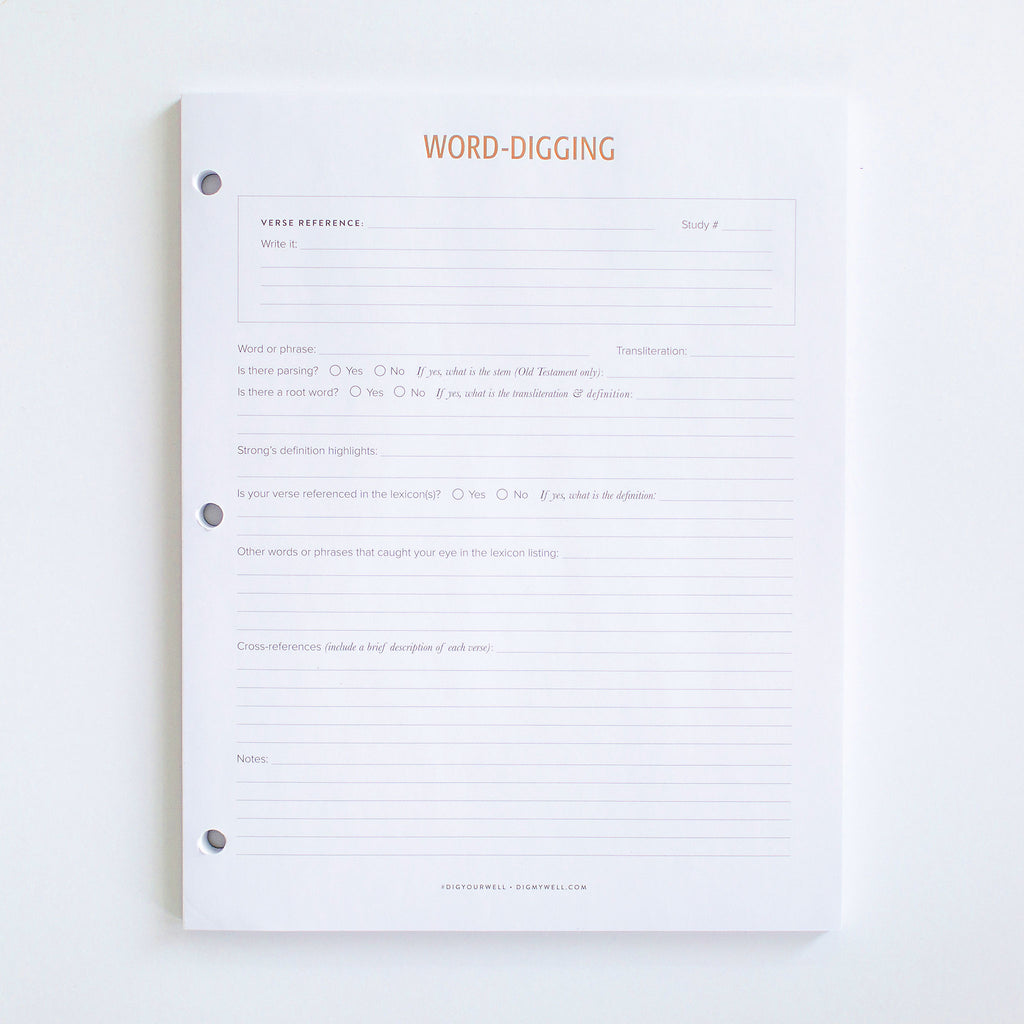 Word-Digging Notepad